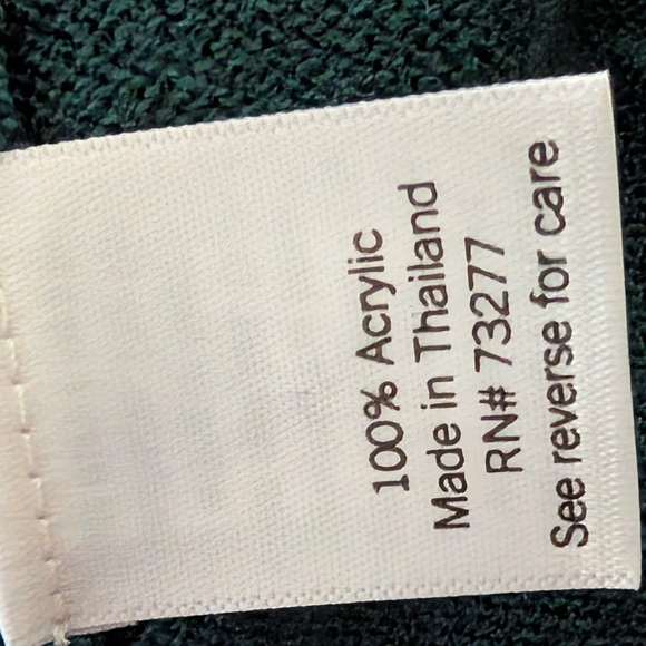 Croft & Barrow The Extra Soft Cabled Crew Neck Sweater Wetlands Large (EUC) - Picture 6 of 10